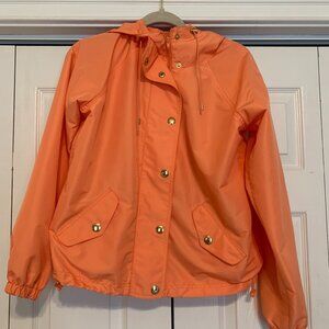 Chaps Ladies Small Tangerine Colored Lighweight All Purpose Jacket